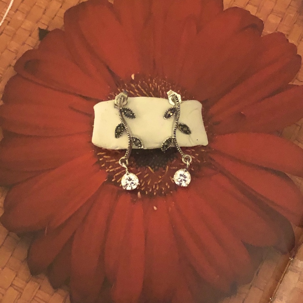 Silpada Sterling Silver and Marcasite Earrings